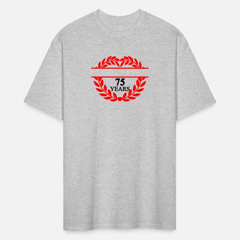 Name banner seventy five years, heart laurel wreat