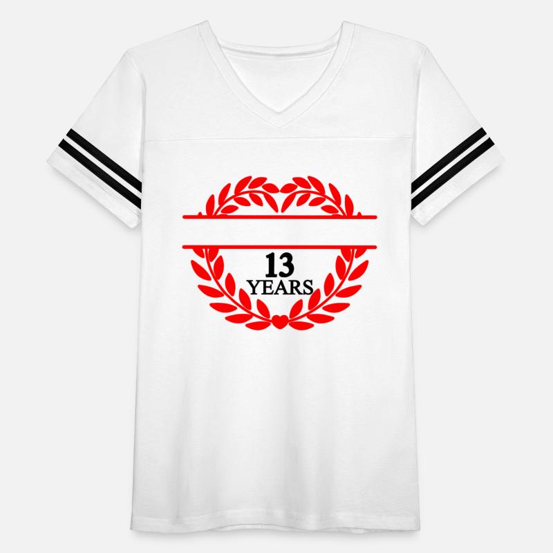 Name banner thirteen years, heart laurel wreath