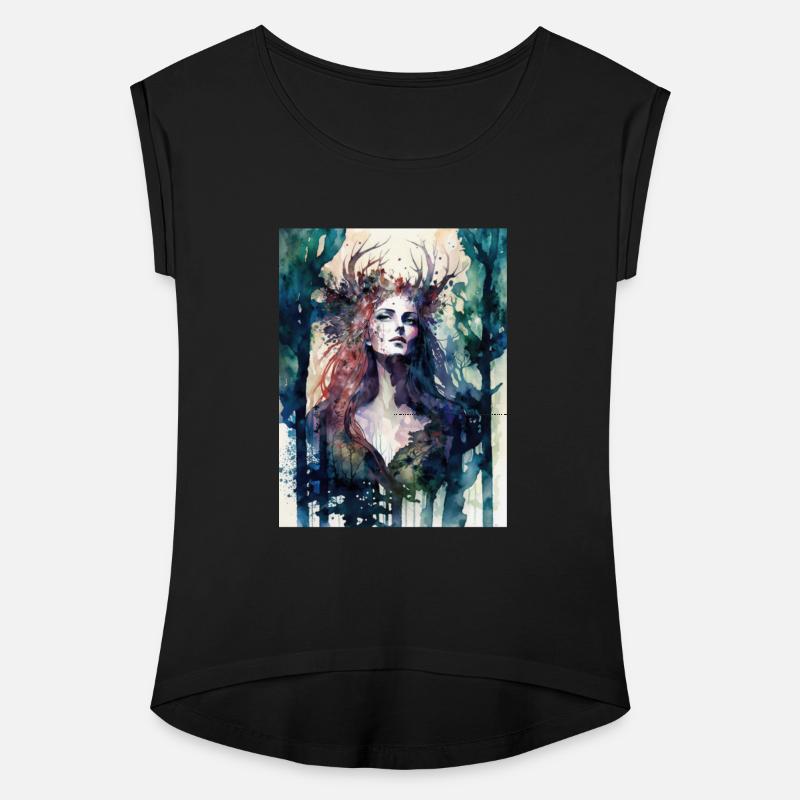 Nature Goddess - Woodland Witchy Forest Greenwoman