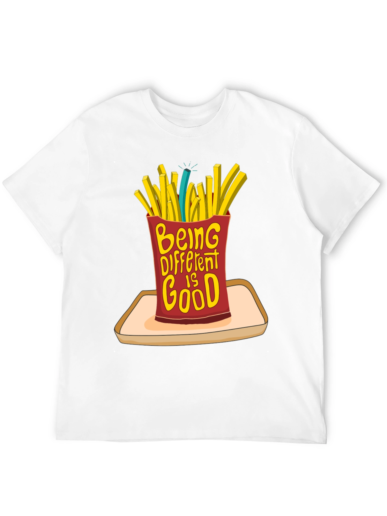 Be Different French Fries T-Shirt - Statement Tee