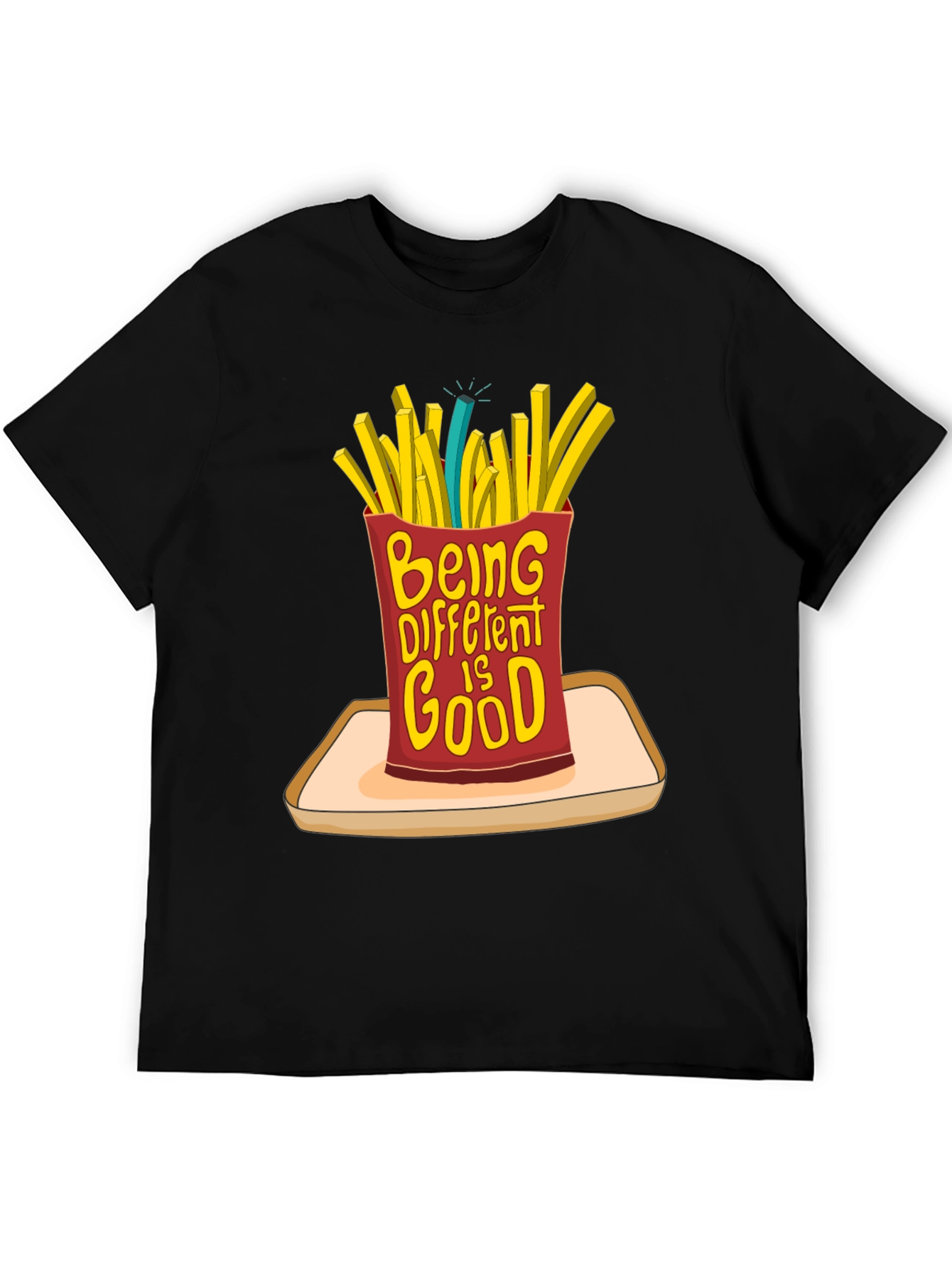 Be Different French Fries T-Shirt - Statement Tee