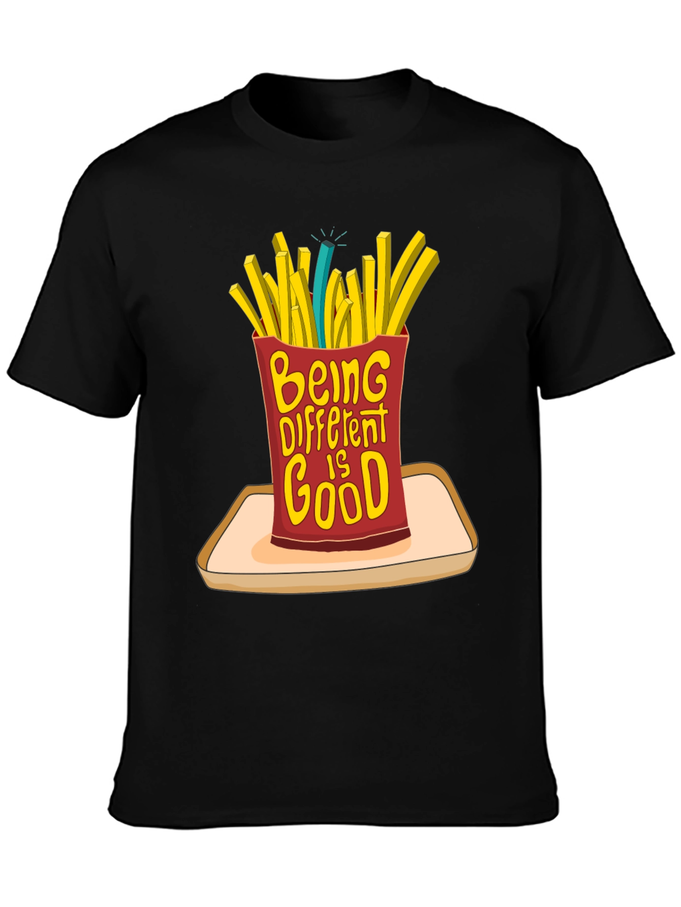 Be Different French Fries T-Shirt - Statement Tee