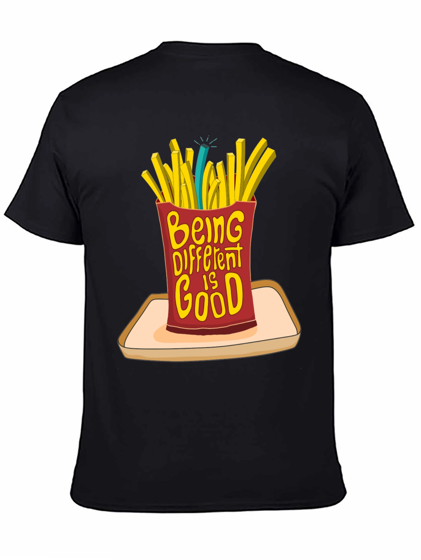 Be Different French Fries T-Shirt - Statement Tee