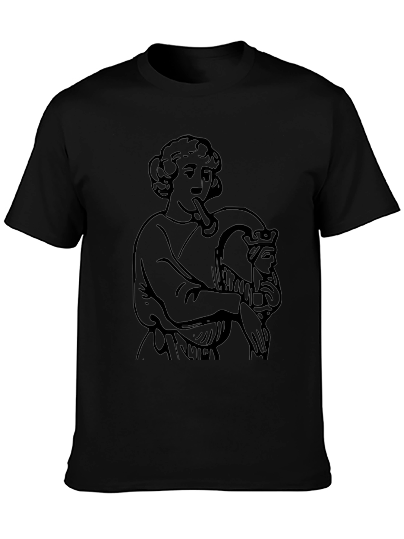 Unique Graphic Tee - Black T-Shirt