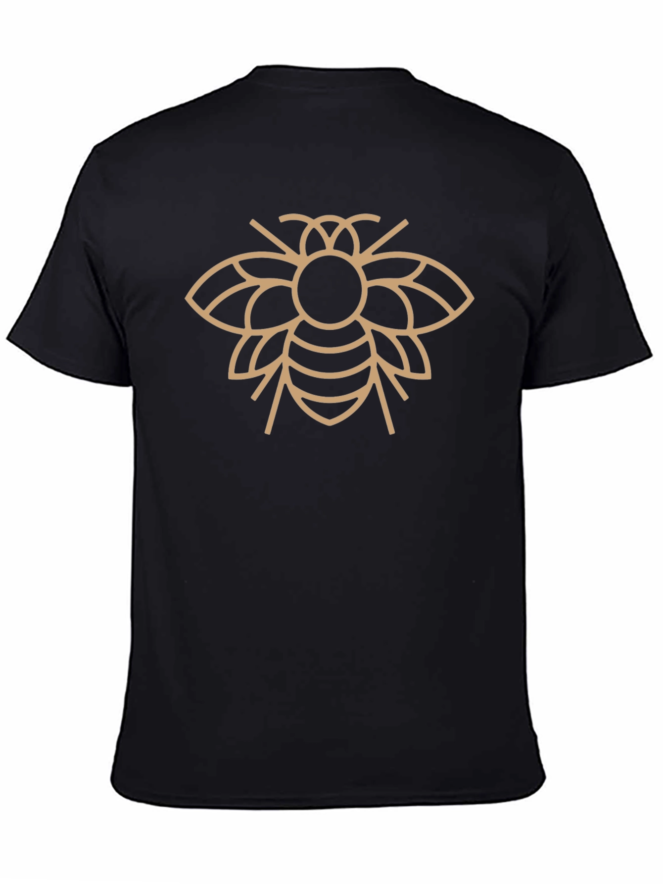 Bee Graphic Tee - Stylish Black T-Shirt