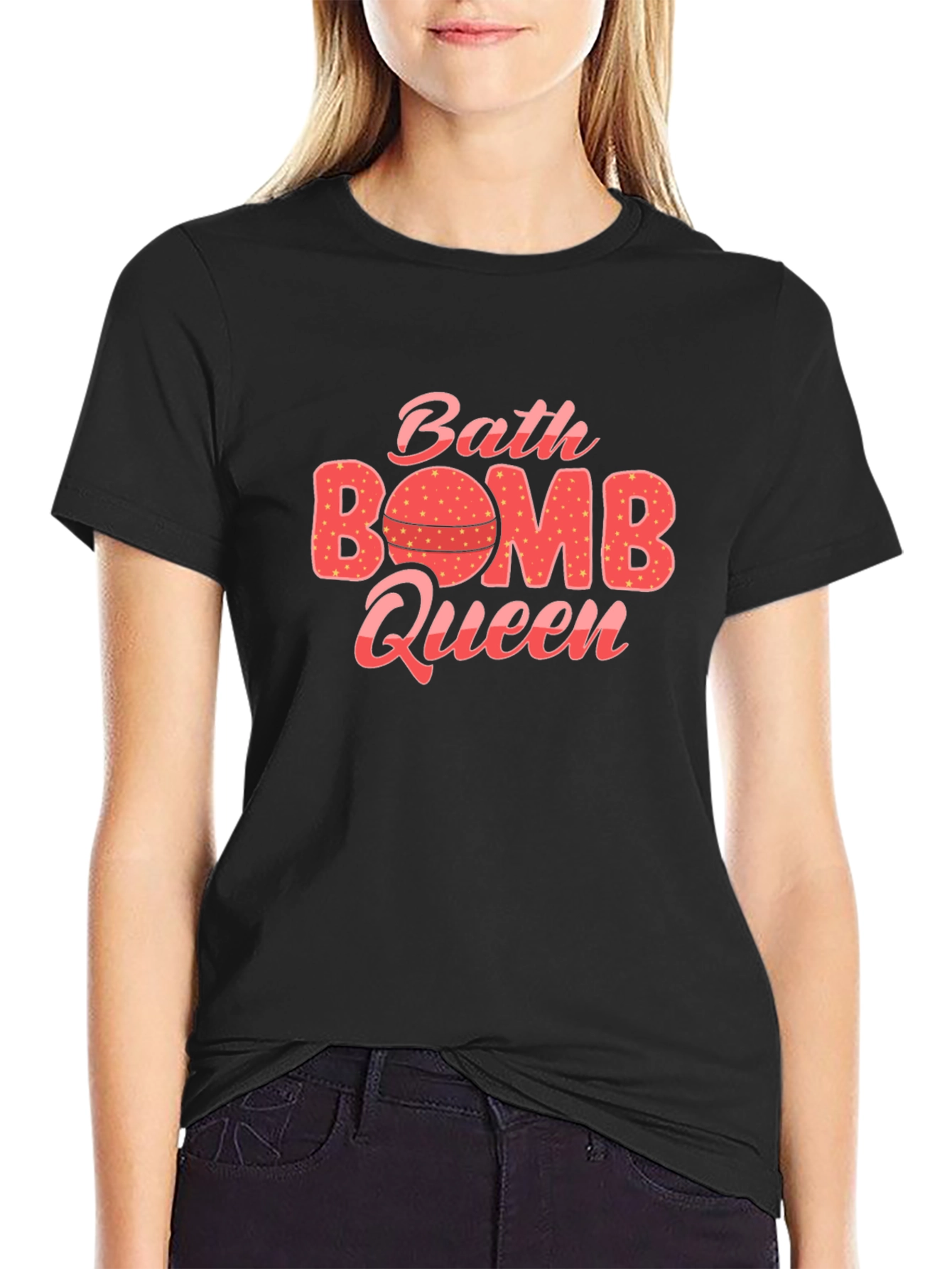 Bath Bomb Queen Black T-Shirt