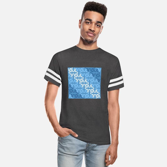 Neo Retro Floral Motifs Sanur OCEAN BLUE