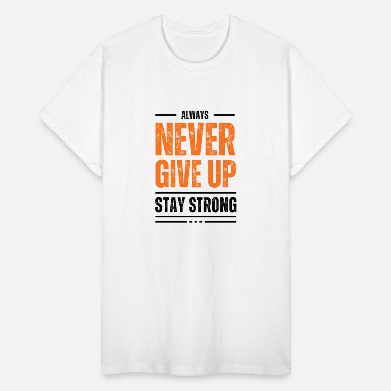 Never Give Up: Bold and Inspiring Design