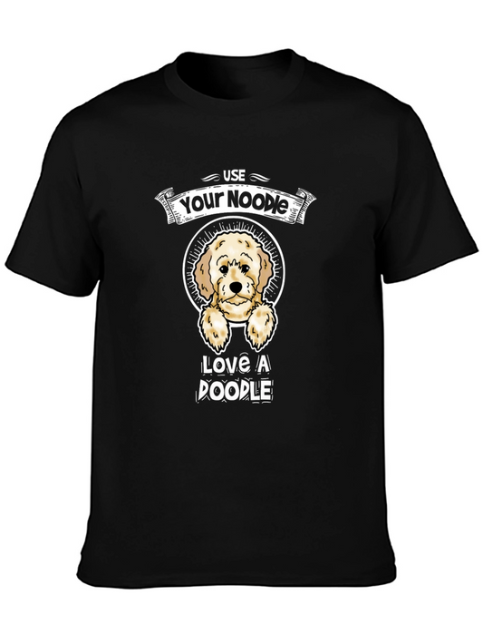 Use Your Noodle Love A Doodle T-Shirt – Funny Dog Lover Tee