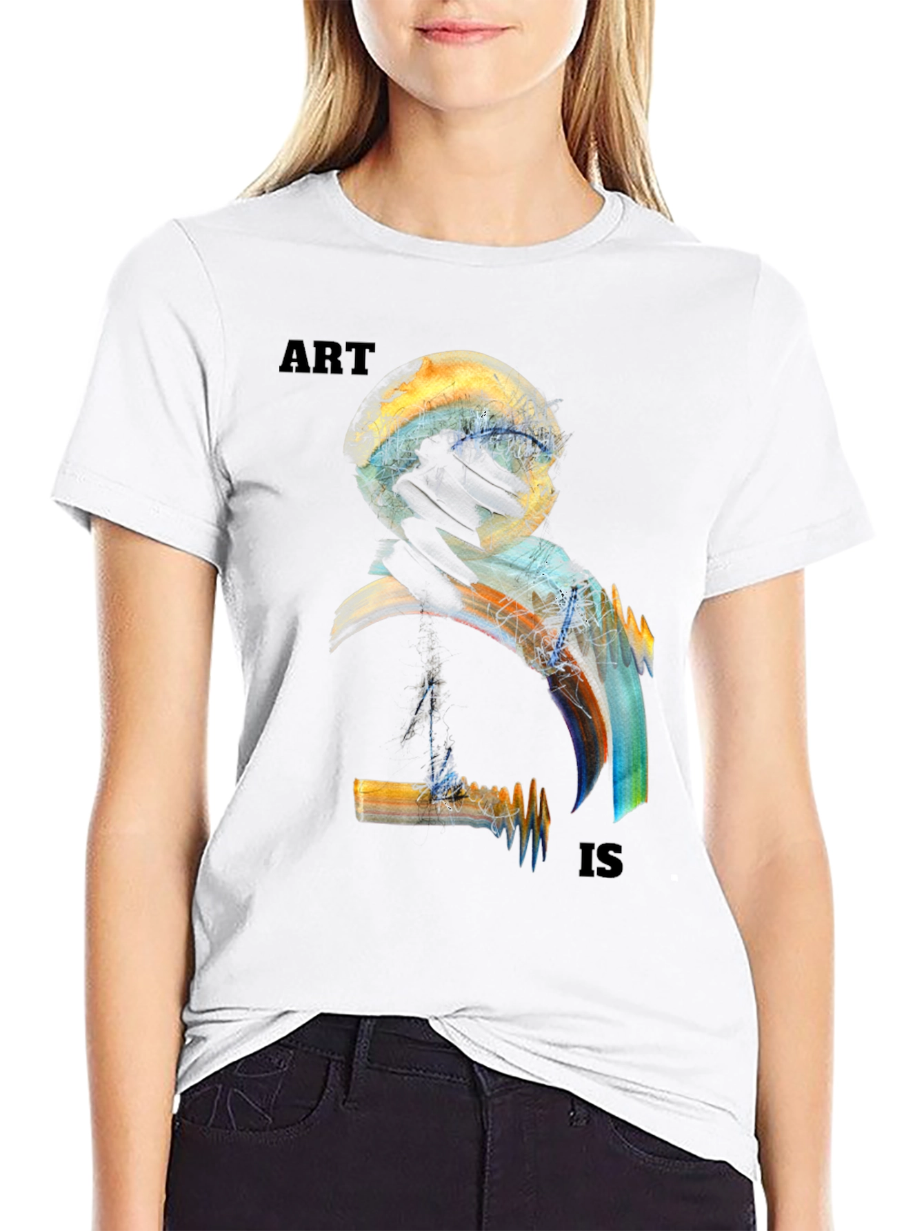 Abstract Art Graphic T-Shirt