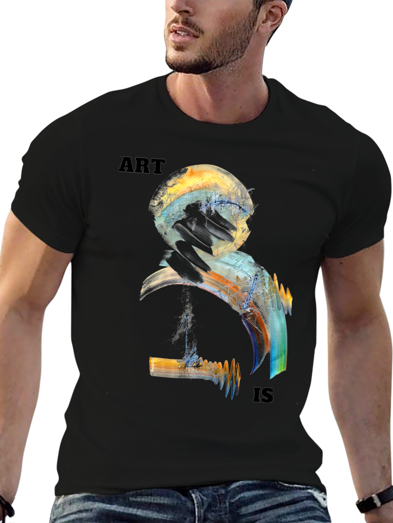 Abstract Art Graphic T-Shirt
