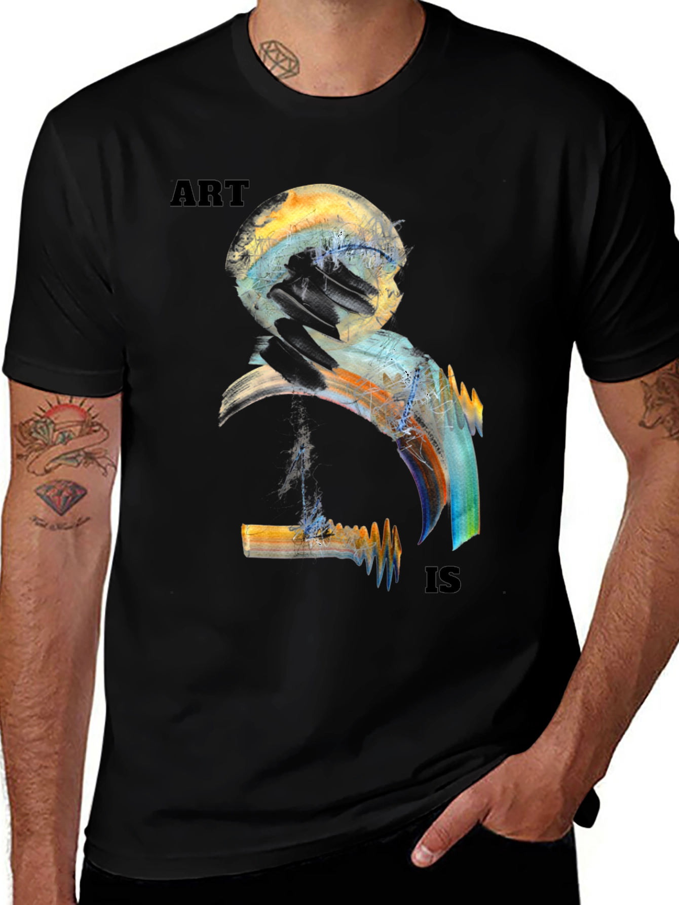 Abstract Art Graphic T-Shirt