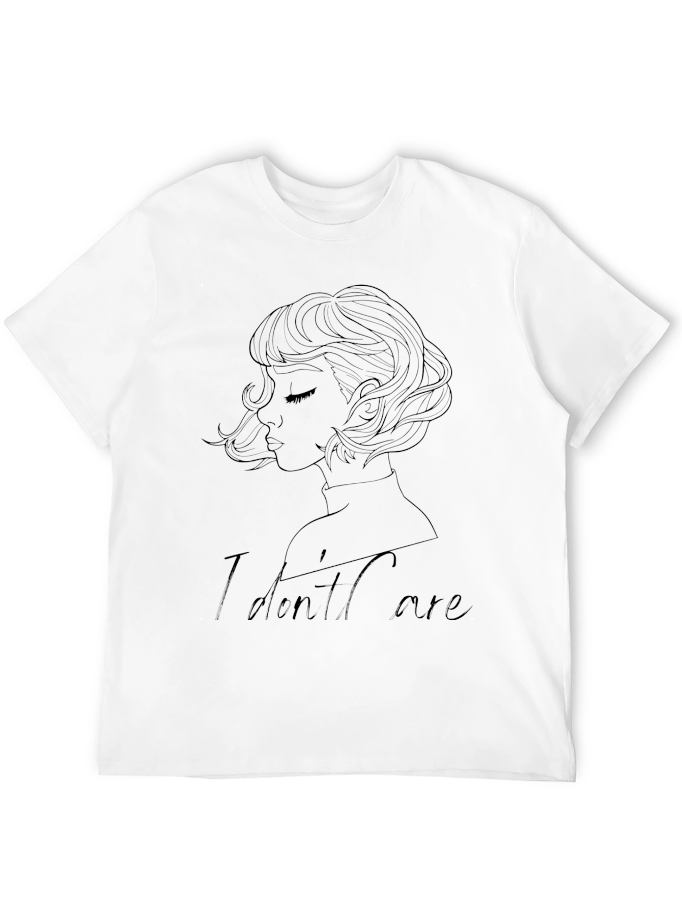 I Dont Care Graphic Tee