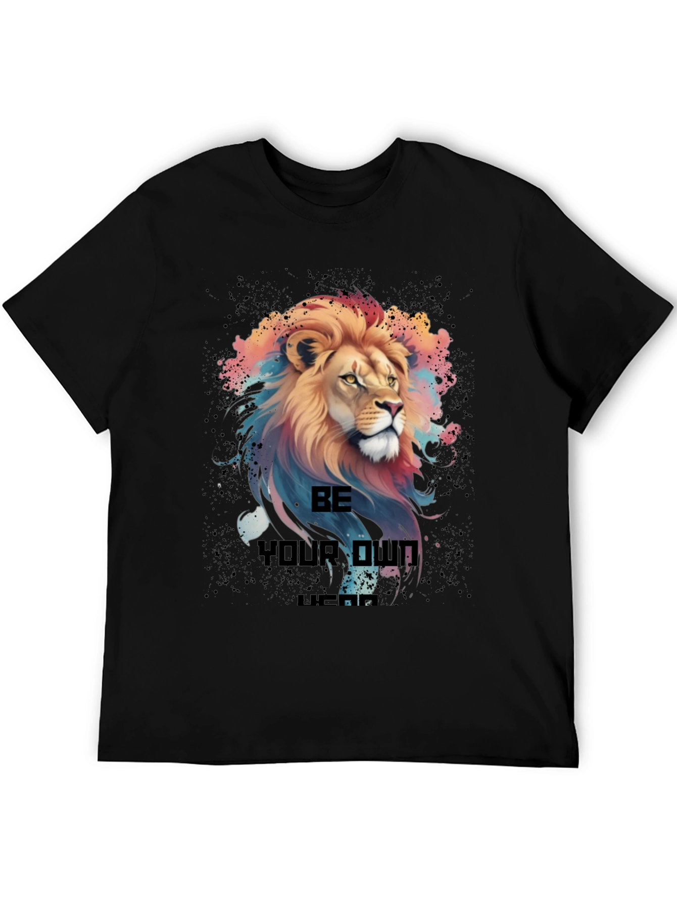 Lion Graphic T-Shirt - Be Your Own Legend