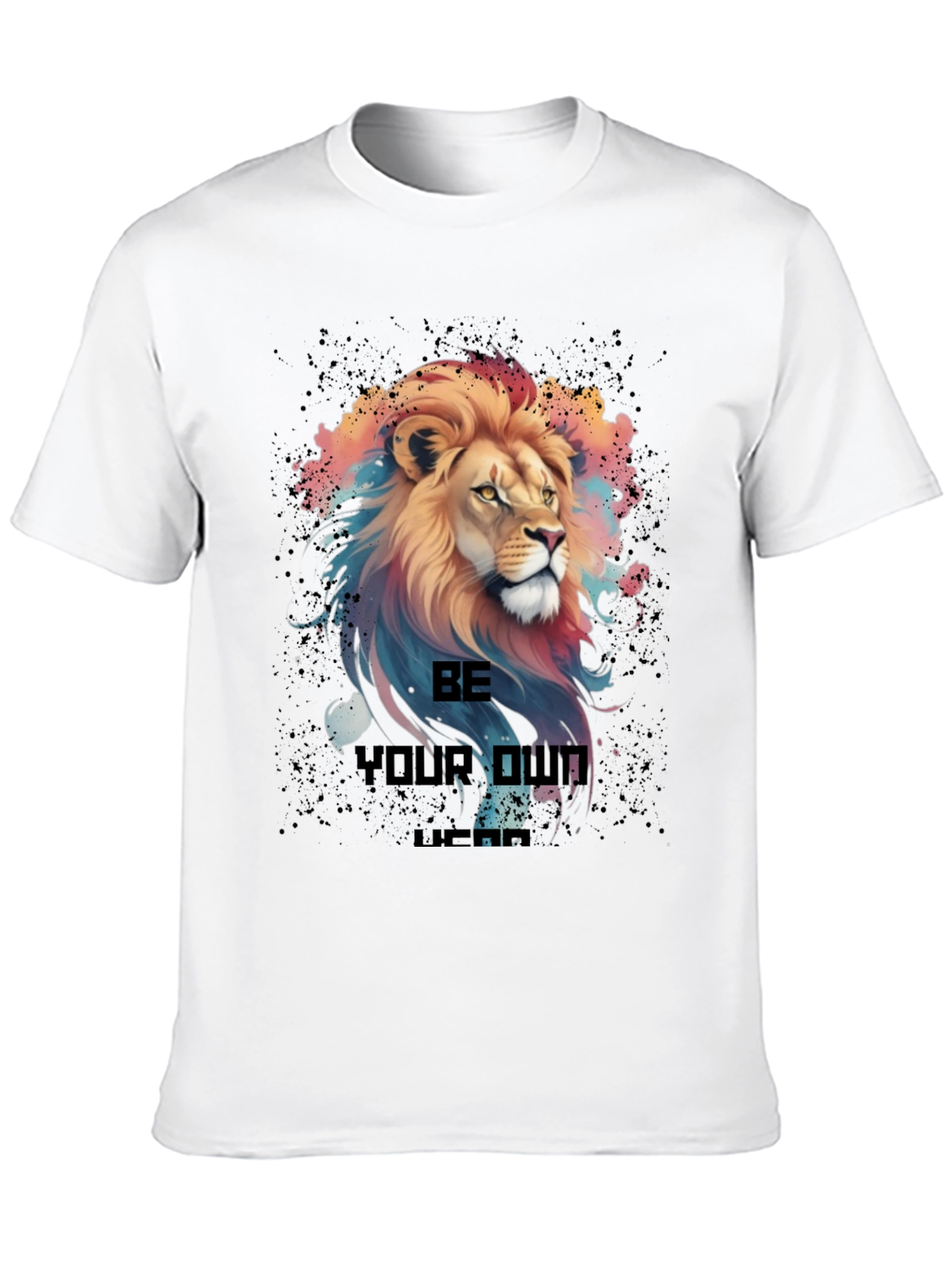 Lion Graphic T-Shirt - Be Your Own Legend
