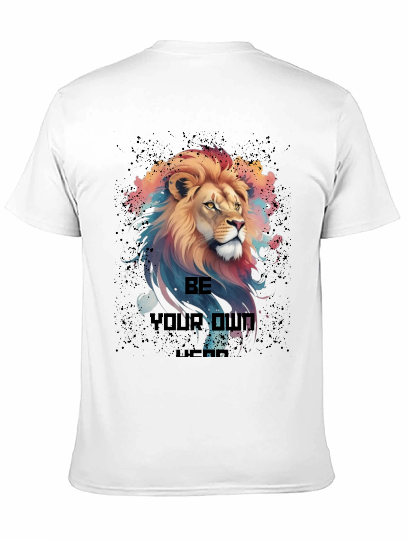 Lion Graphic T-Shirt - Be Your Own Legend