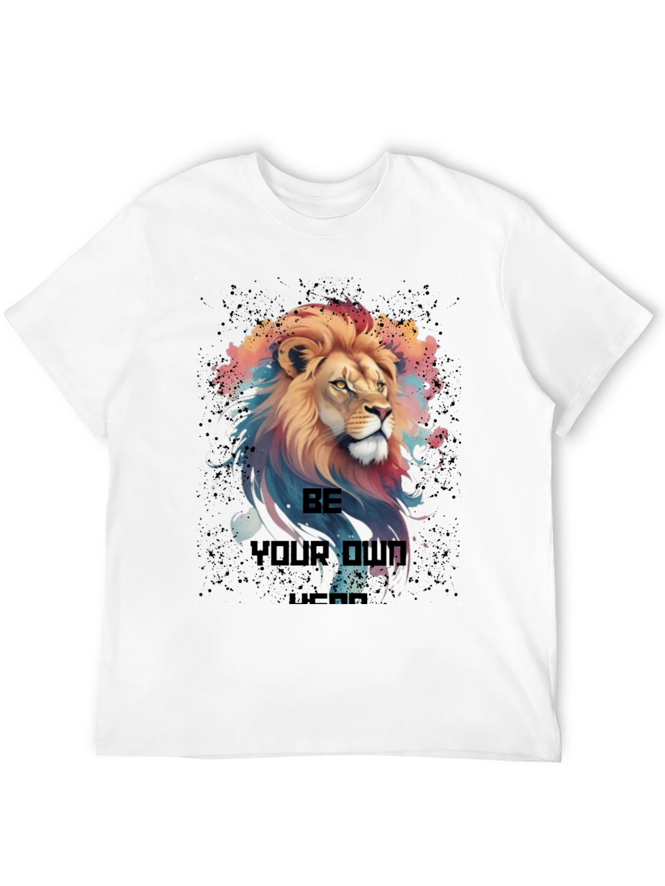 Lion Graphic T-Shirt - Be Your Own Legend