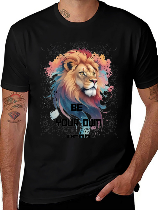 Lion Graphic T-Shirt - Be Your Own Legend
