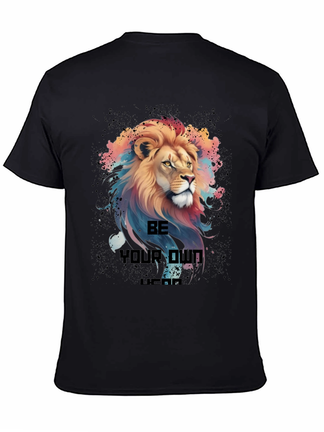 Lion Graphic T-Shirt - Be Your Own Legend
