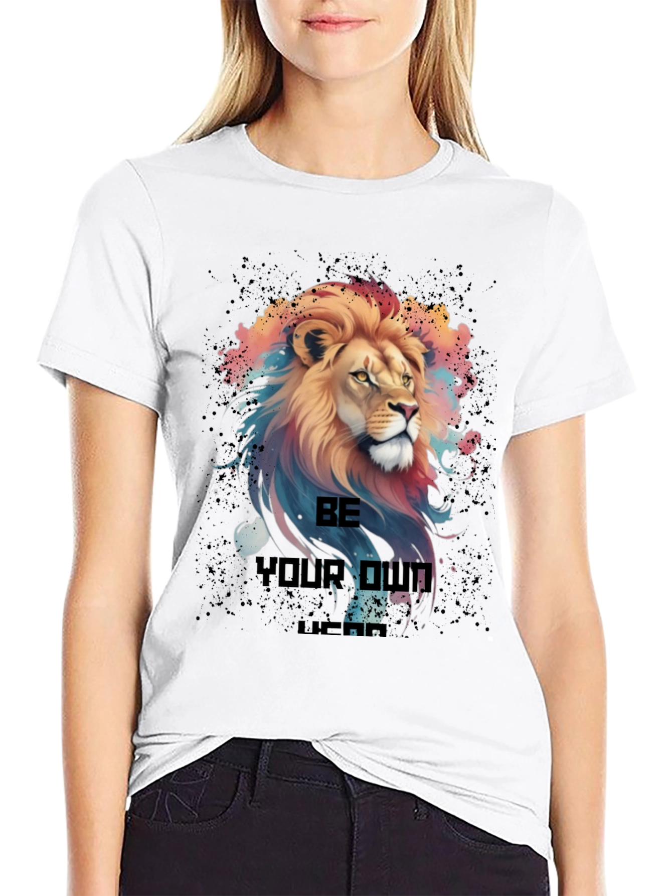 Lion Graphic T-Shirt - Be Your Own Legend