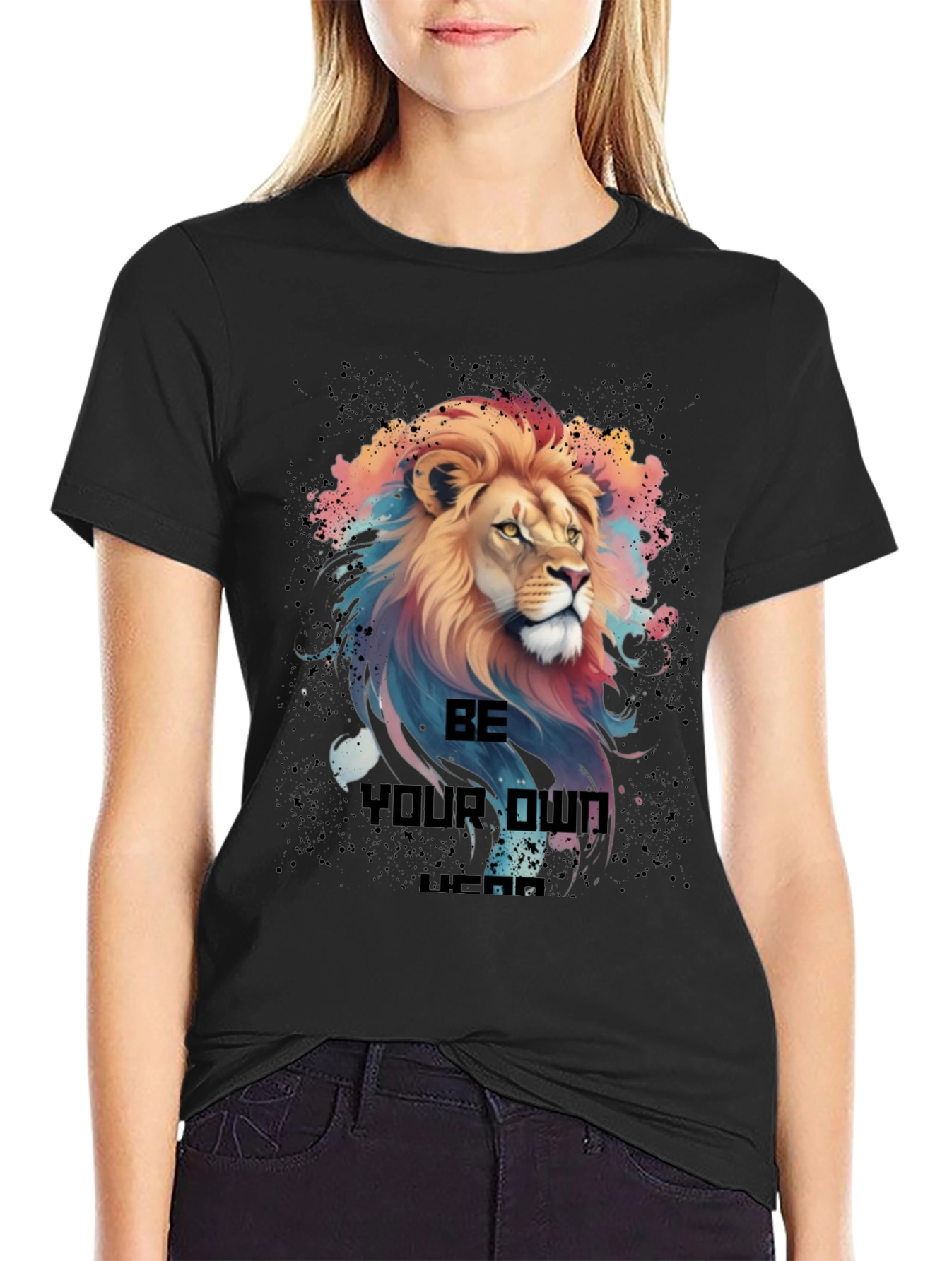 Lion Graphic T-Shirt - Be Your Own Legend