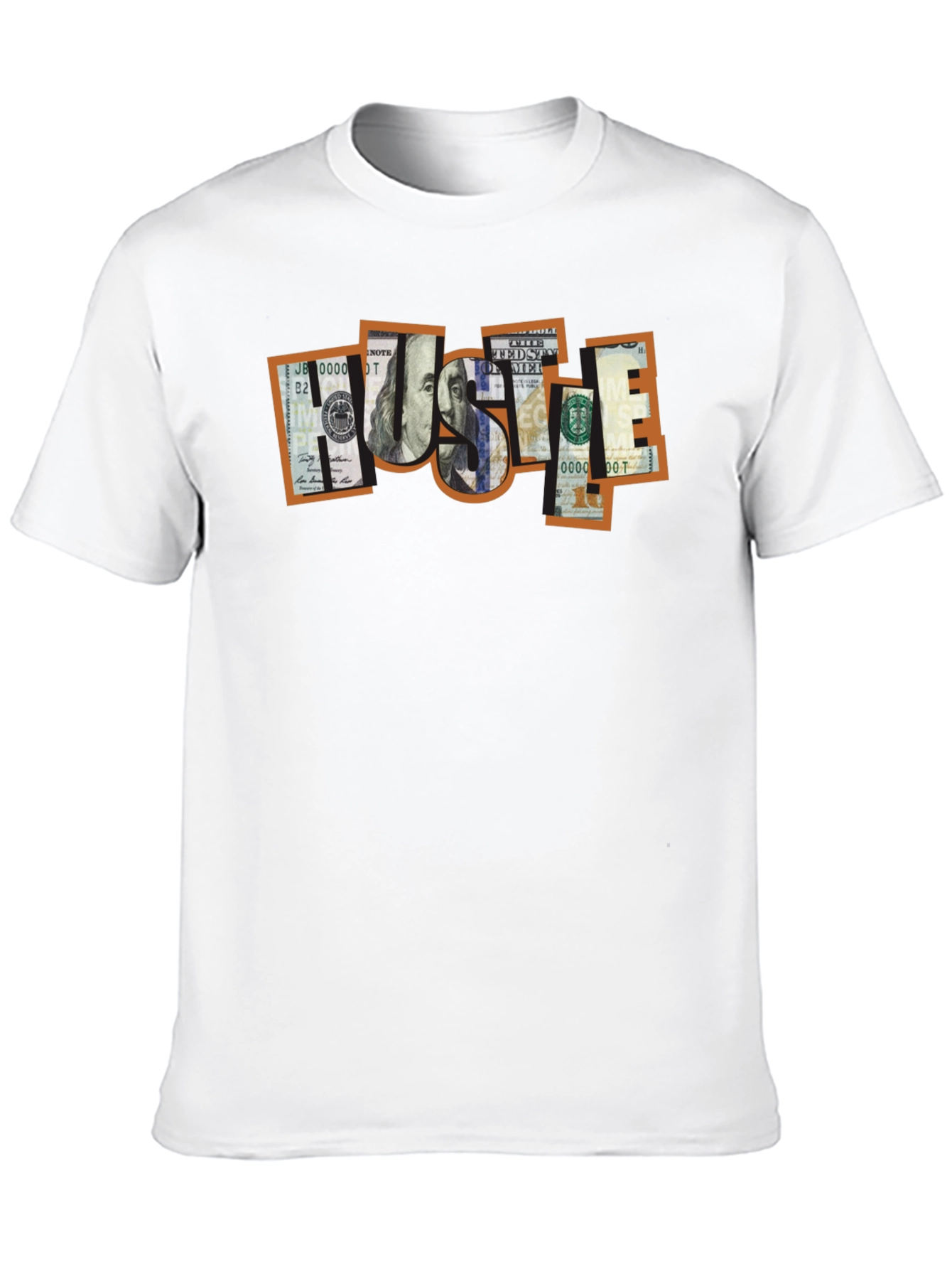 Hustle Money Graphic Black T-Shirt
