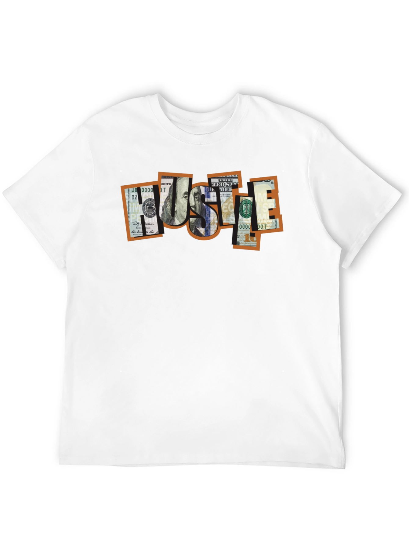 Hustle Money Graphic Black T-Shirt