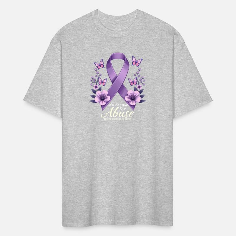 No Excuse for Abuse Purple Ribbon.