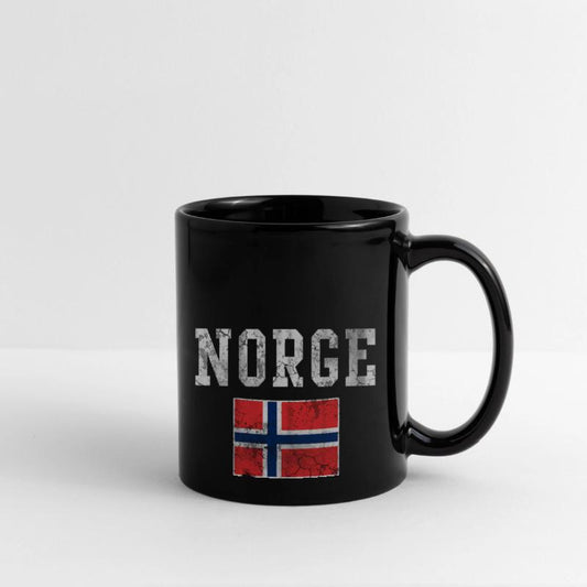 Norge Flag Norwegian Norway Distressed s