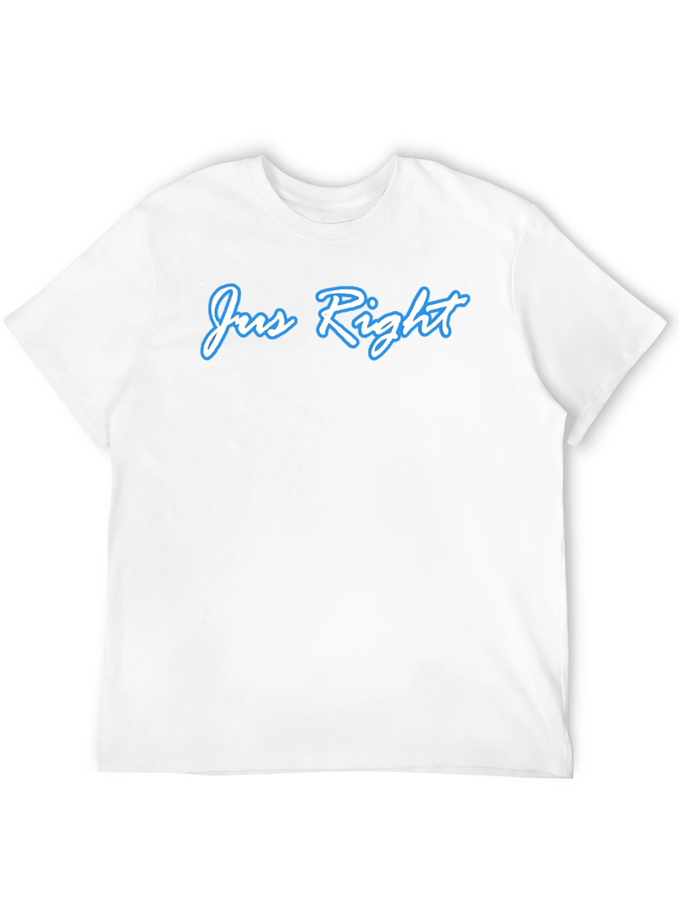 Jus Right Black T-Shirt - Cool Casual Style