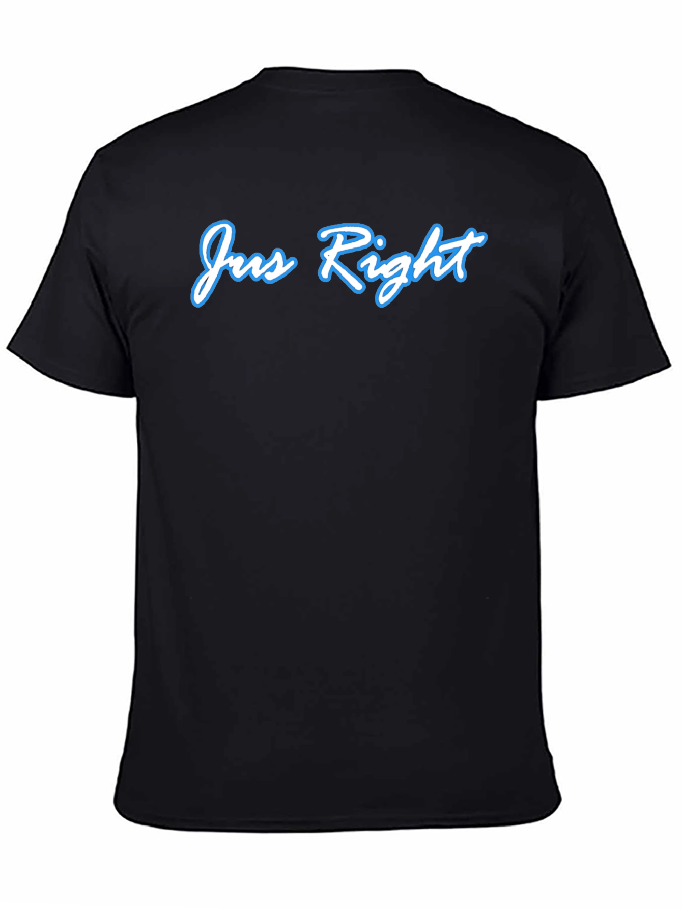 Jus Right Black T-Shirt - Cool Casual Style
