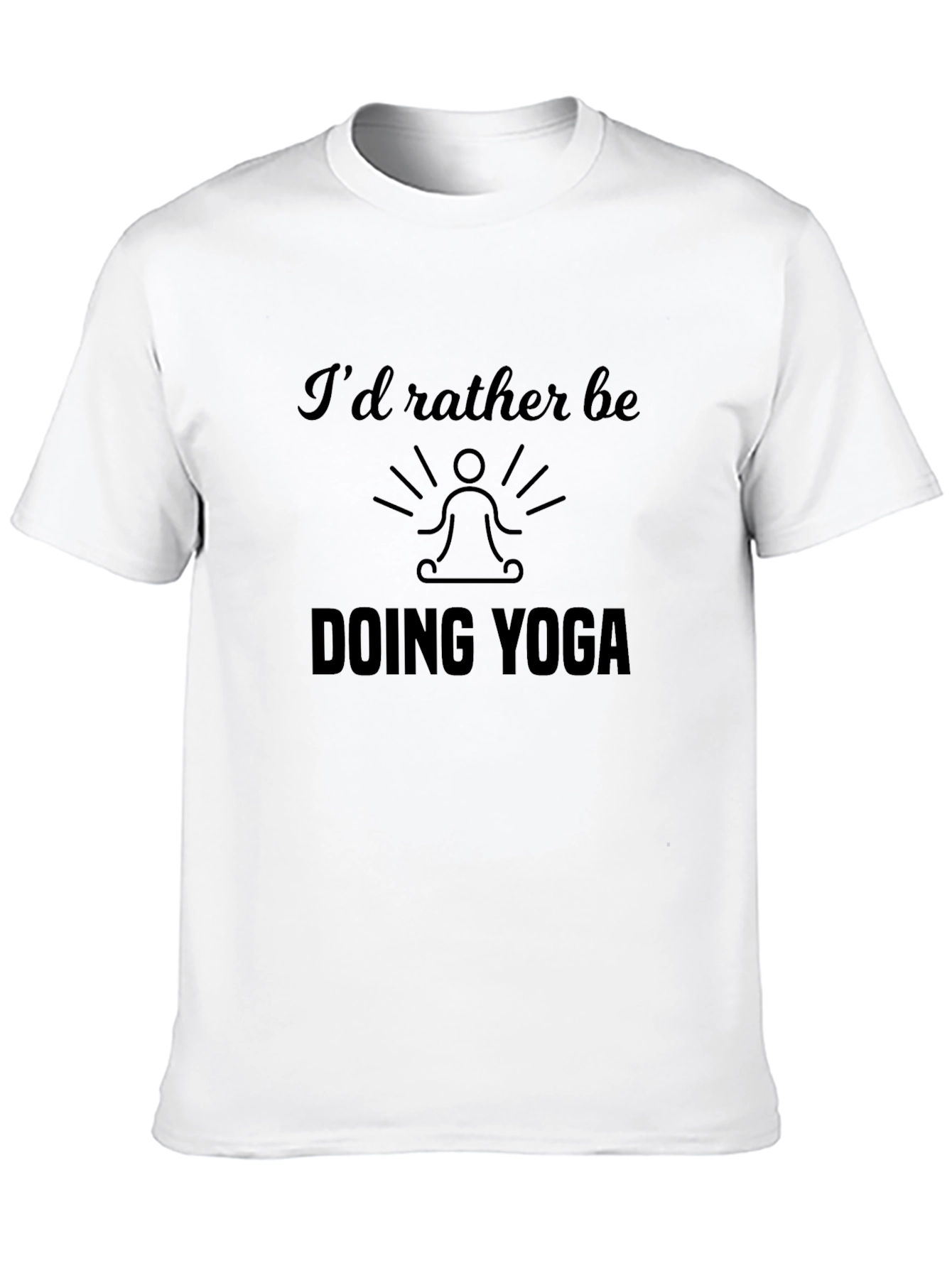 Yoga Lover T-Shirt - Id Rather Be Doing Yoga