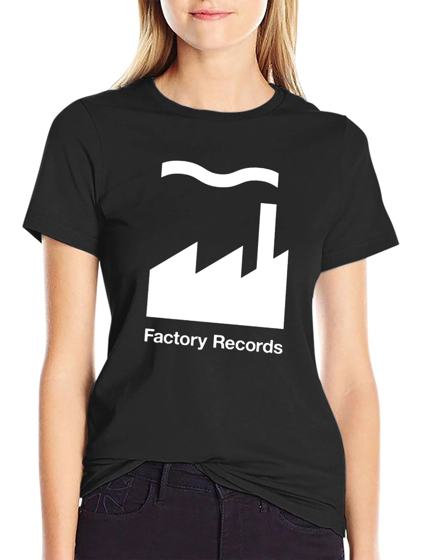 Factory Records Black Graphic T-Shirt