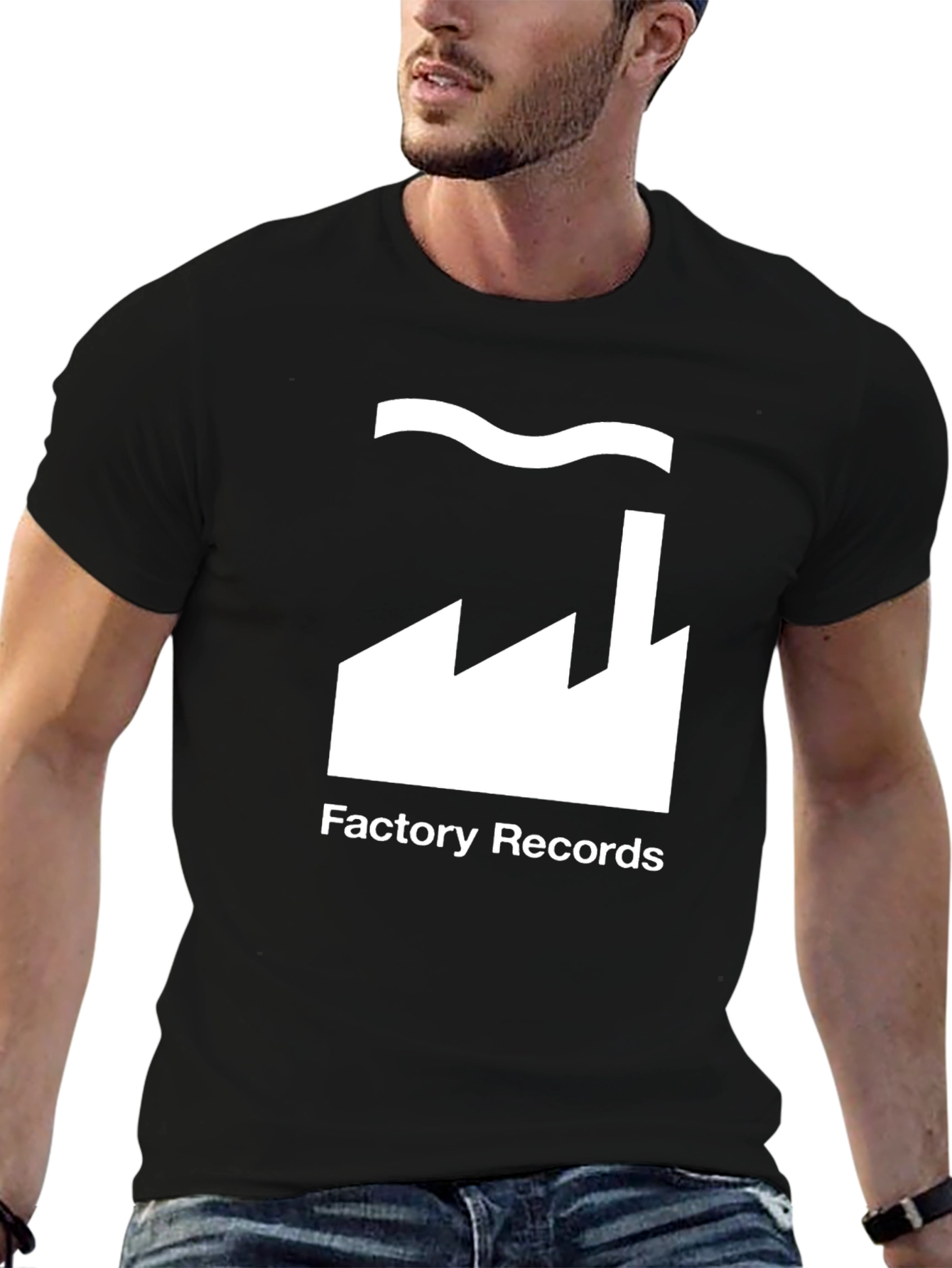 Factory Records Black Graphic T-Shirt