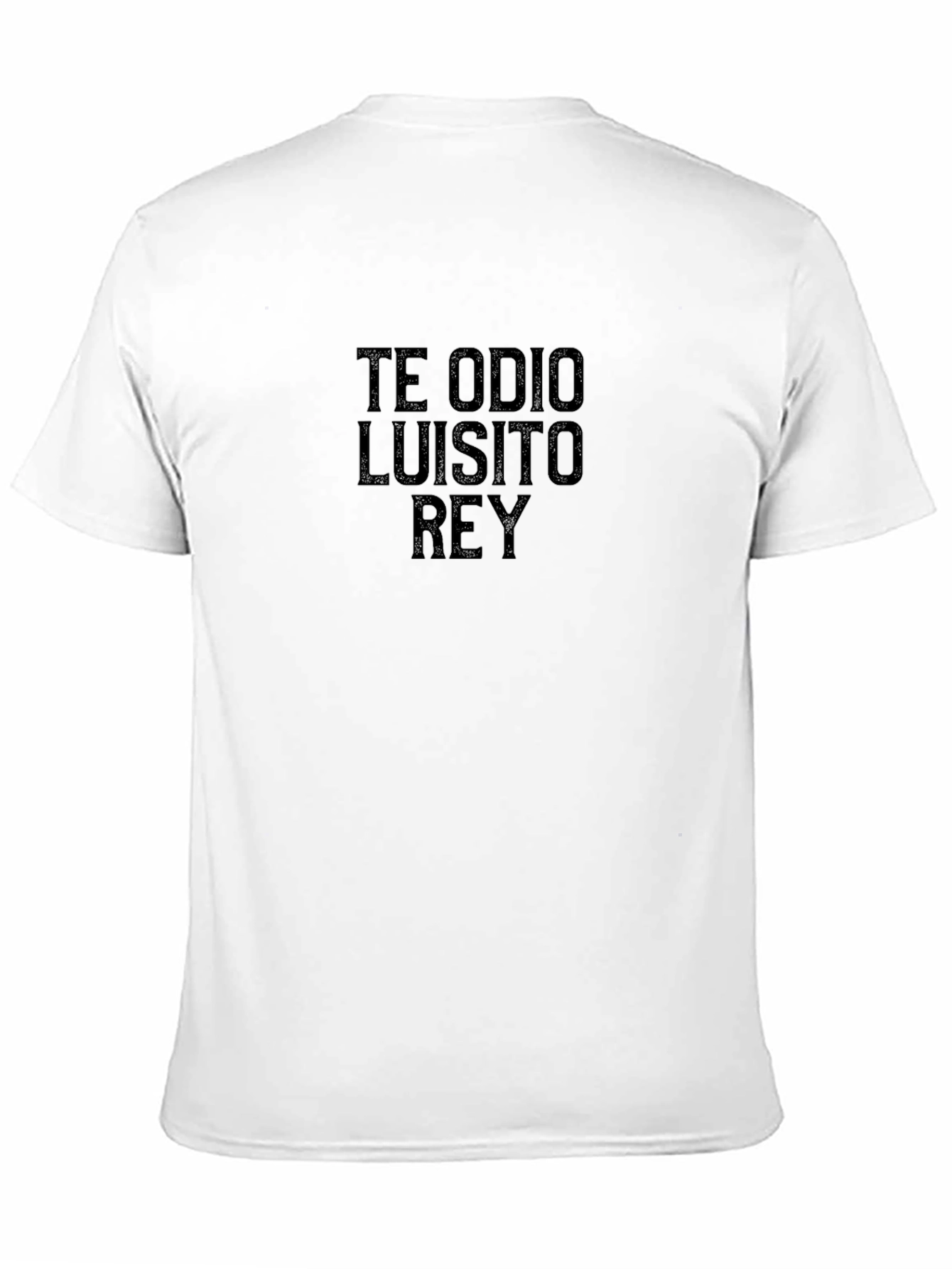 Te Odio Luisito Rey Black Tee