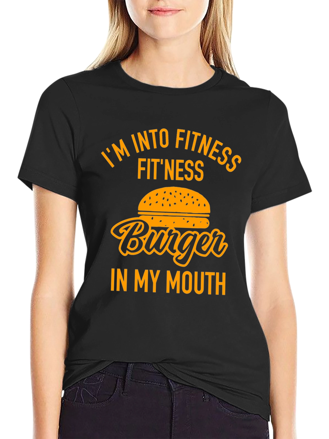 Fitness Burger Graphic T-Shirt
