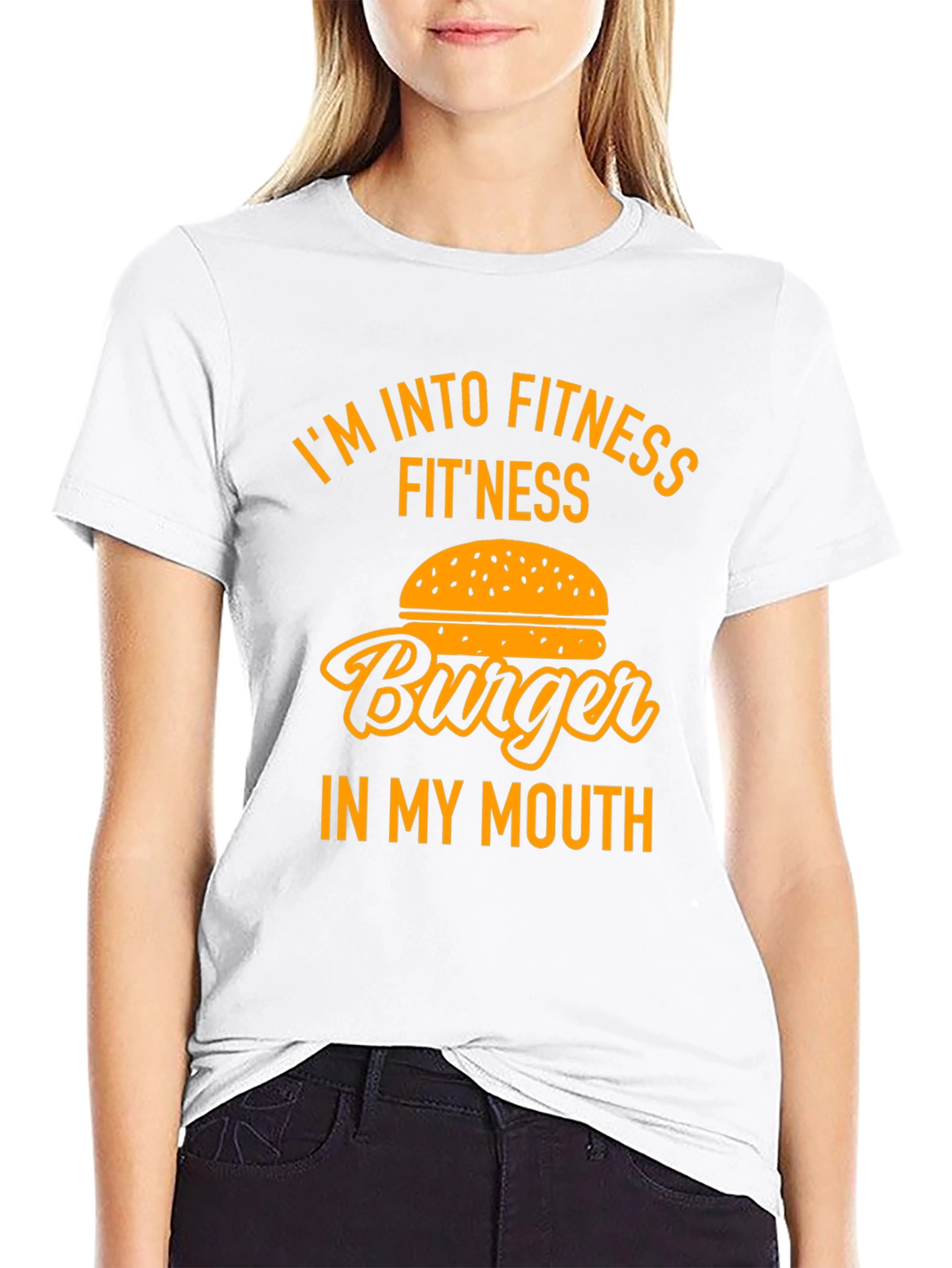 Fitness Burger Graphic T-Shirt