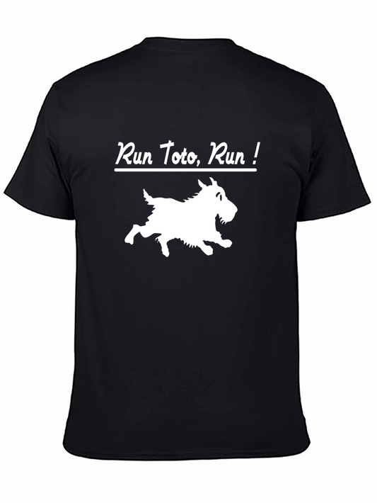 Run Toto Run T-Shirt – Funny Classic Dog Graphic Tee