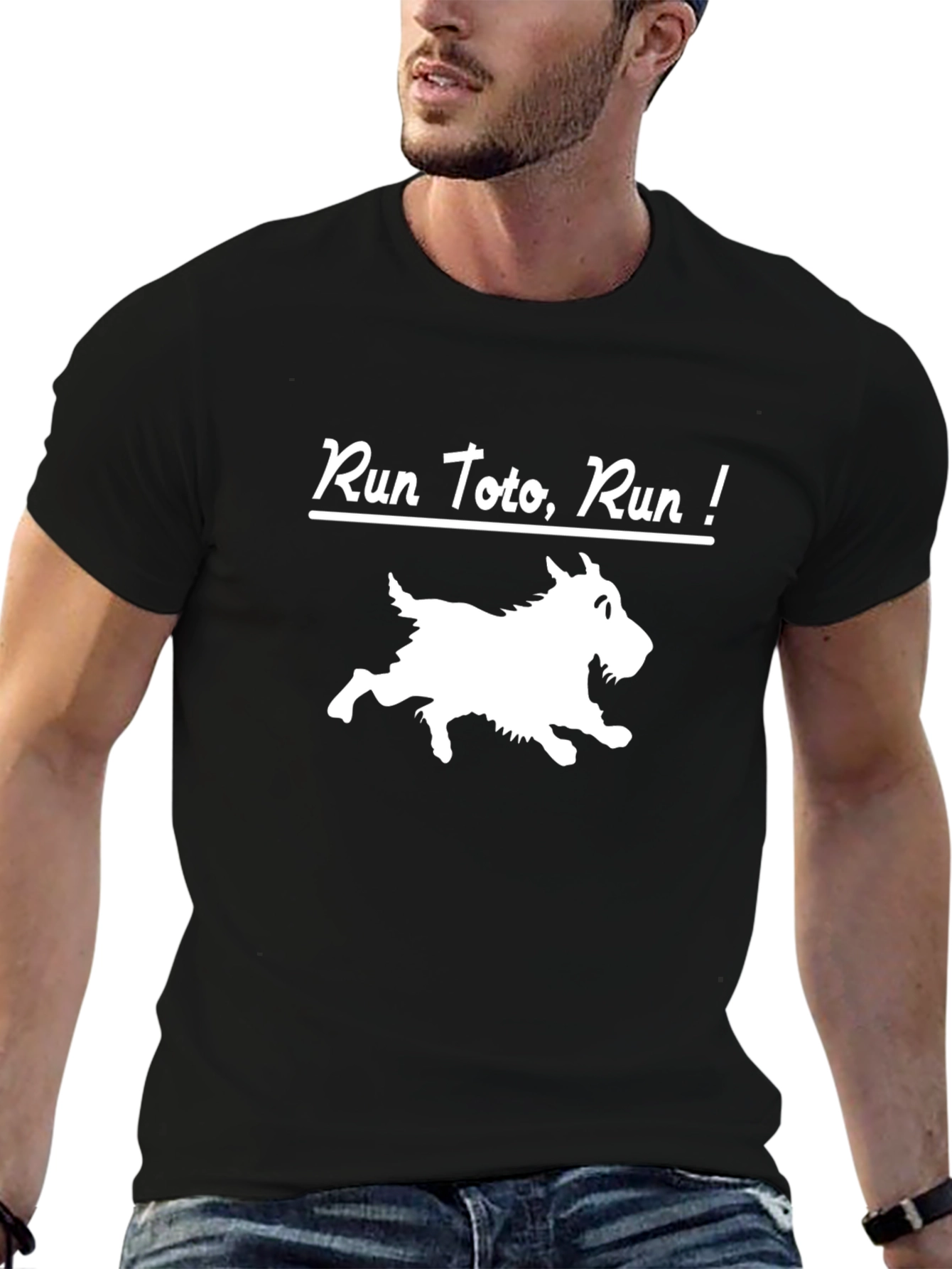 Run Toto Run T-Shirt – Funny Classic Dog Graphic Tee