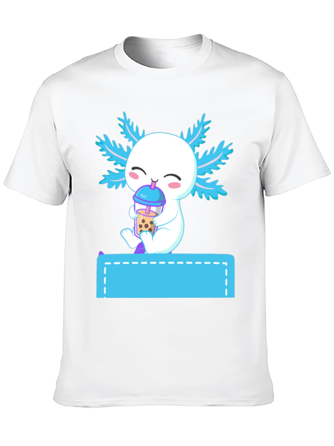 Axolotl Bubble Tea Graphic Tee