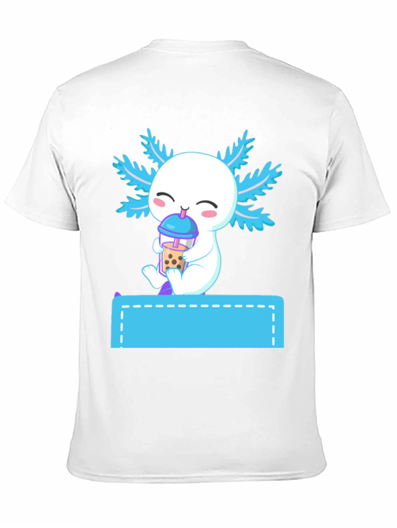 Axolotl Bubble Tea Graphic Tee