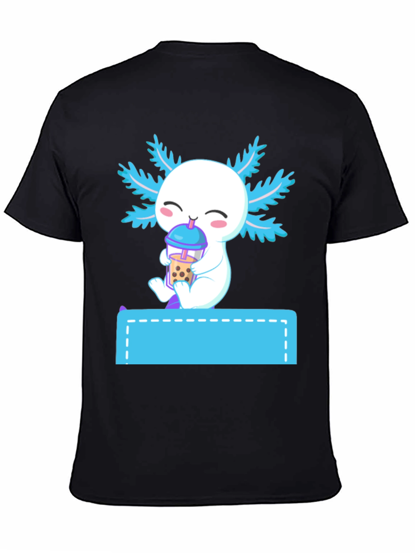 Axolotl Bubble Tea Graphic Tee