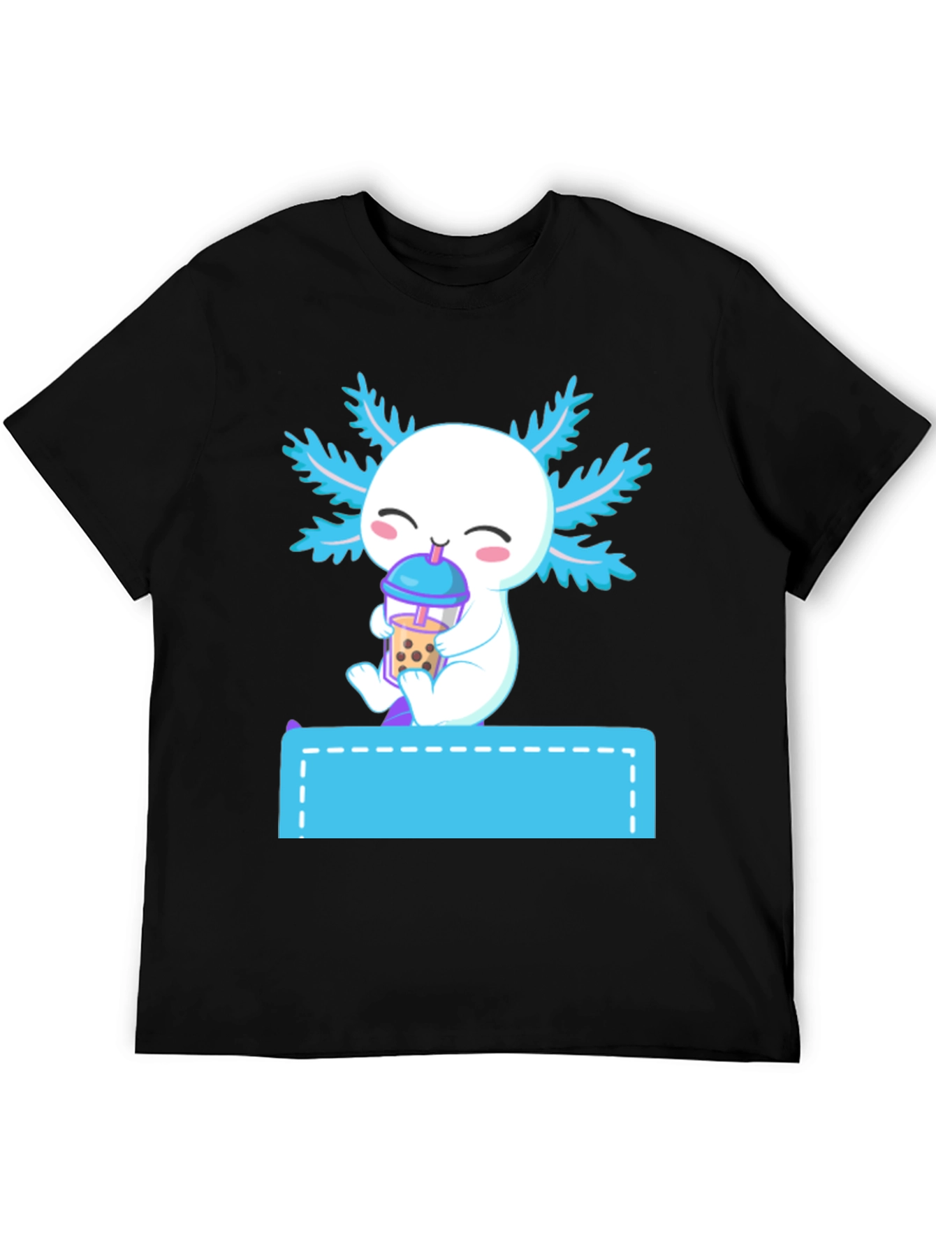 Axolotl Bubble Tea Graphic Tee