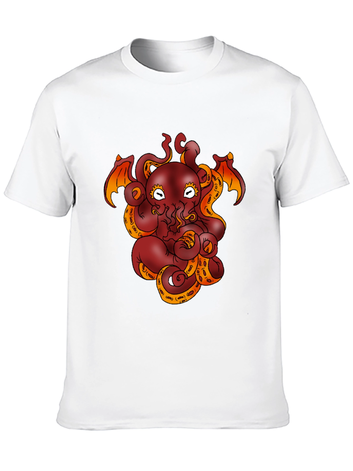 Cthulhu Octopus Graphic Tee - Black