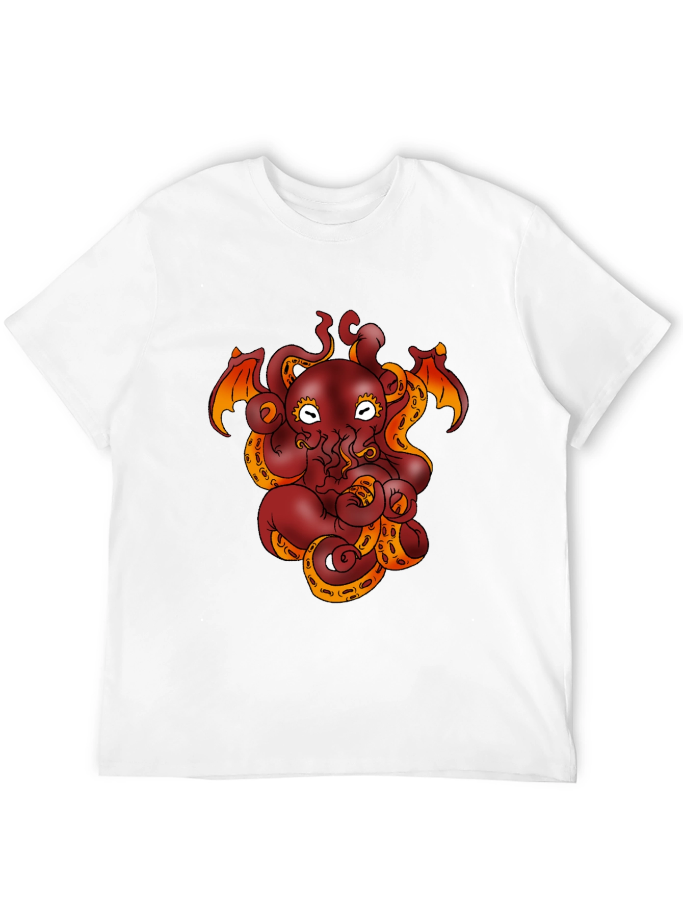 Cthulhu Octopus Graphic Tee - Black