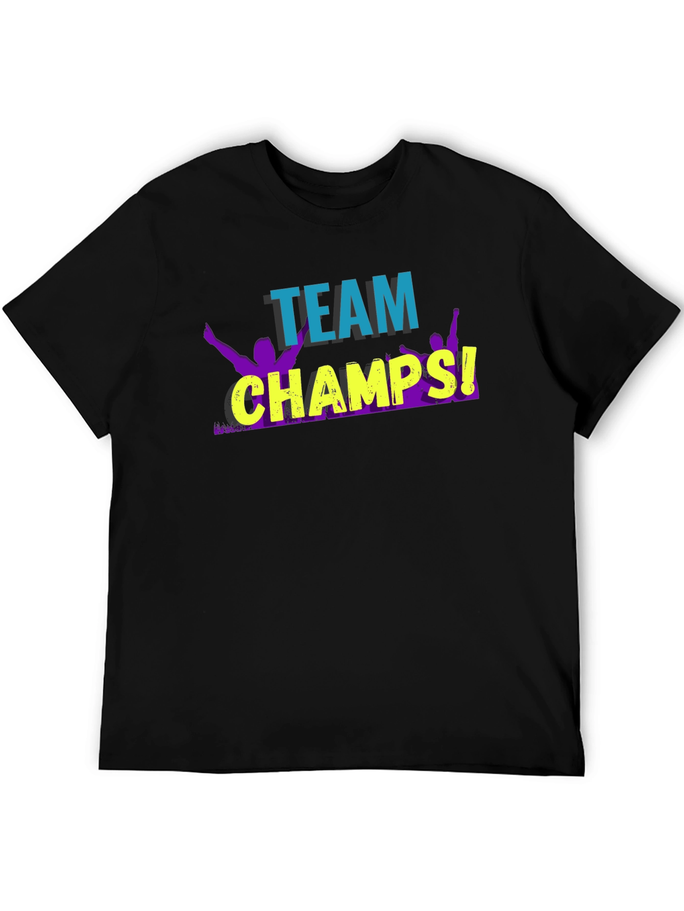 Team Champs Graphic Tee - Black