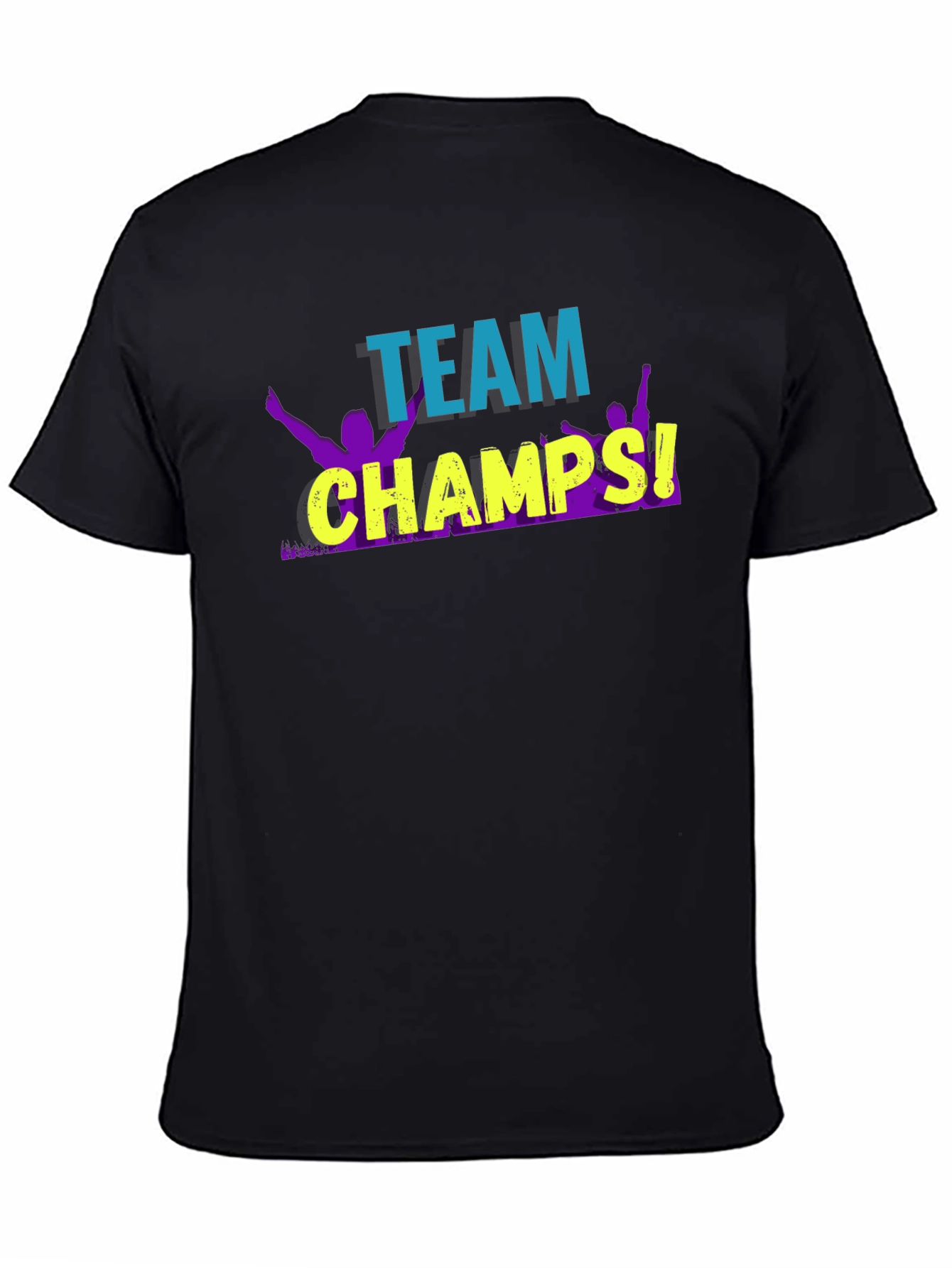 Team Champs Graphic Tee - Black