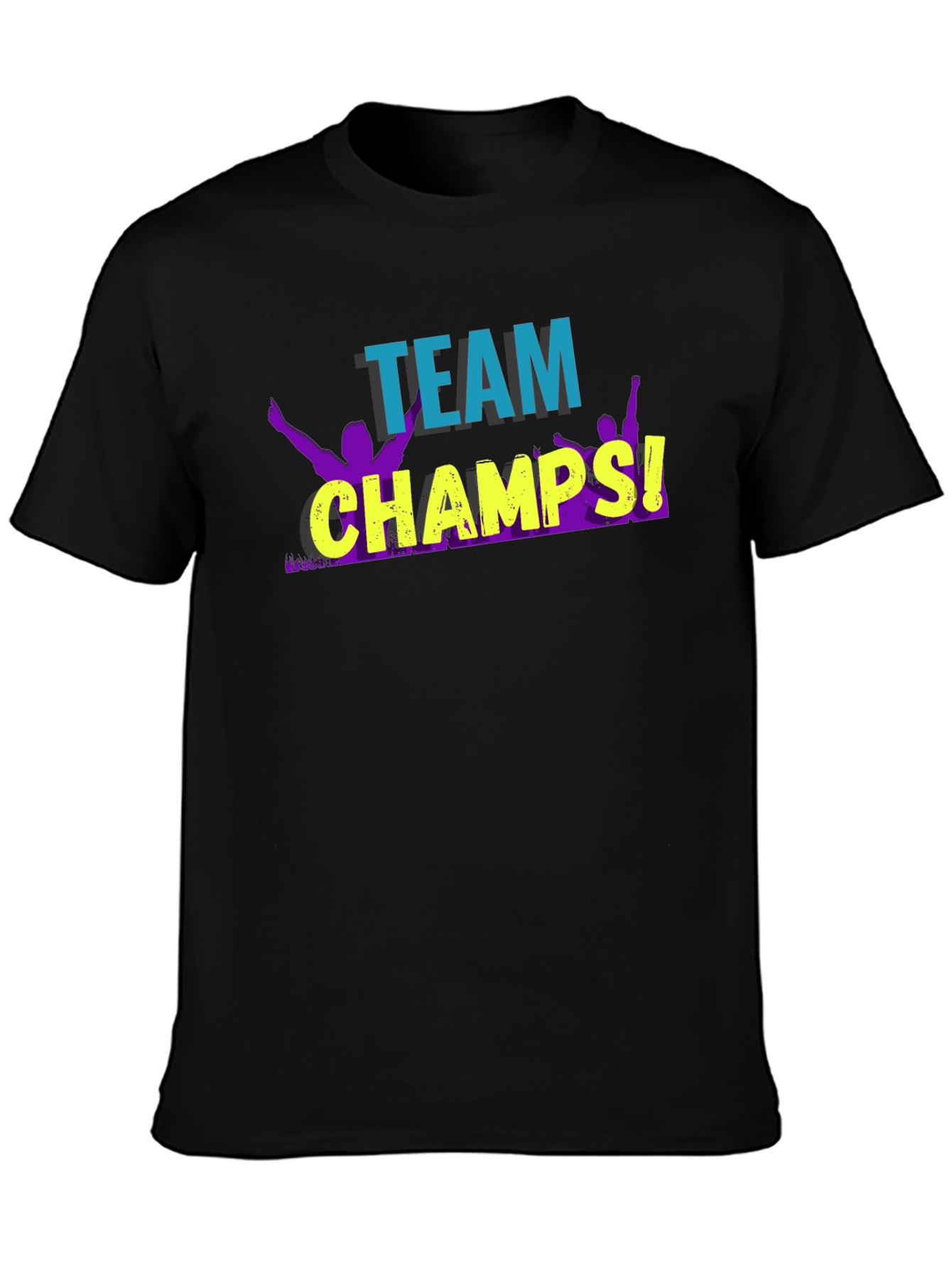Team Champs Graphic Tee - Black