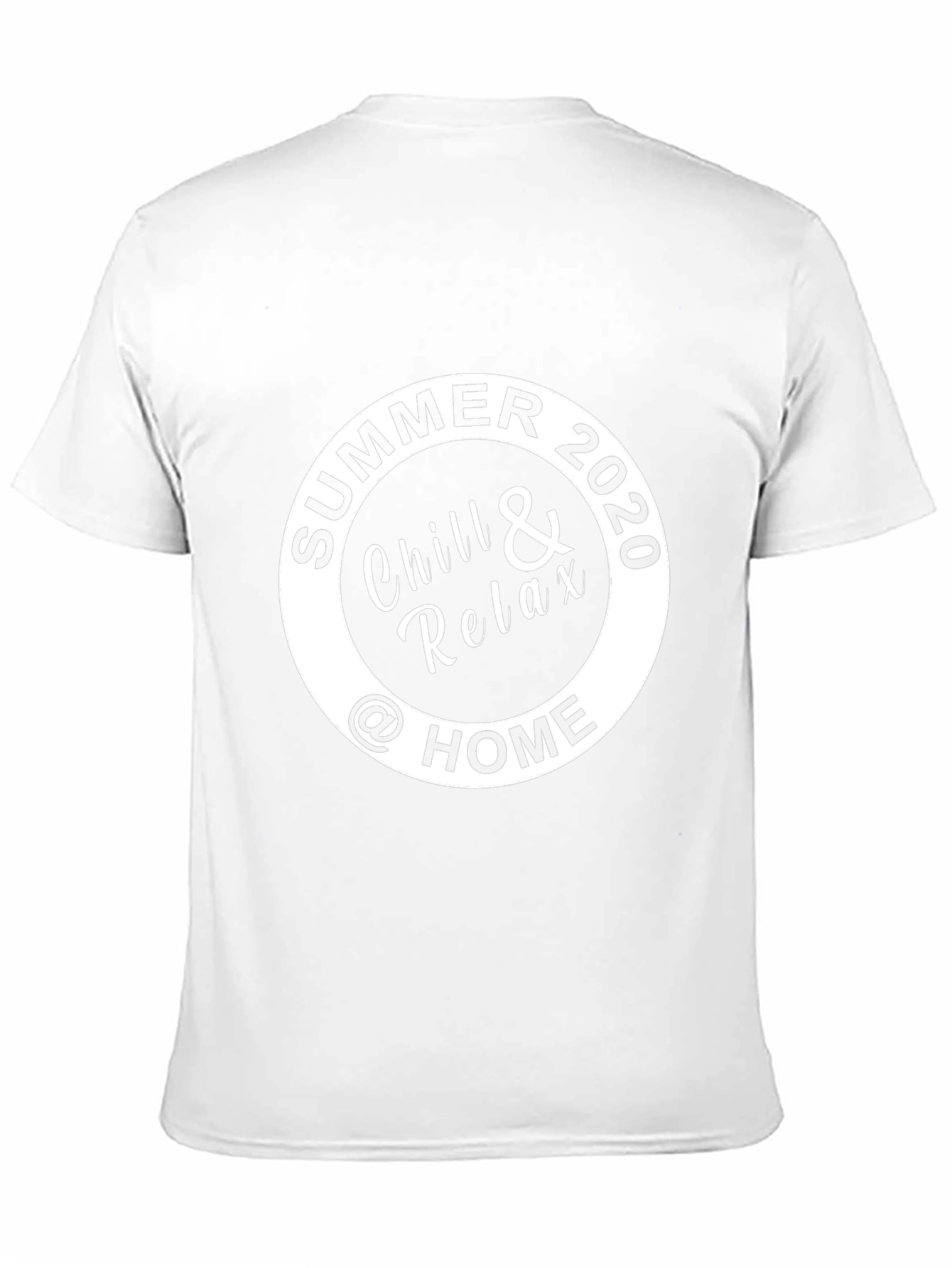 Summer 2020 Chill & Relax at Home Black T-Shirt