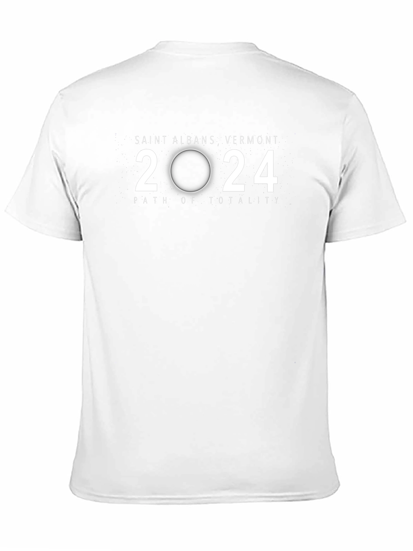 Saint Albans VT Eclipse 2024 Path of Totality T-Shirt